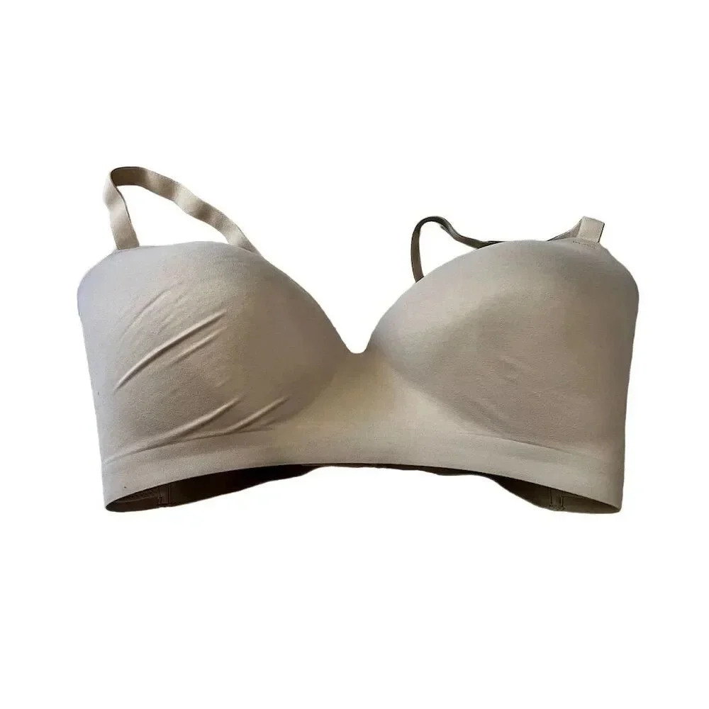 Soma Enbliss Wireless‎ T-Shirt Bra 40DDD Beige Lightly Lined Adjustable
